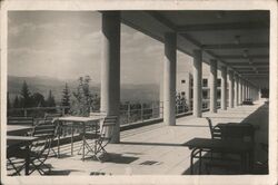 Covered Terrace at Kúpele Sliač Spa Resort Postcard