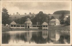 Rokytince-Orlické hory Swimming Pool Czechoslovakia Postcard Postcard Postcard