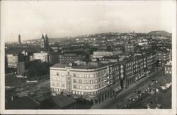 Ostrava, Czechoslovakia - Overall View Postcard