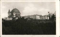 Church and Monastery at Svatý Hostýn, Czechoslovakia Postcard