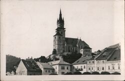 St. Nicholas Church, Štiavnica, Slovakia Postcard