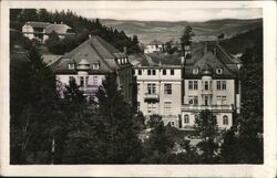 Lázn Teplice nad Becvou Sanatorium, Czech Republic Teplice nad Bečvou, Olomoucký Czechoslovakia Postcard Postcard Postcard