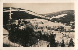 Janské Lázně, Czech Republic Winter View Postcard