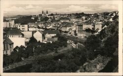 Vintage View of Třebíč, Czechoslovakia Postcard Postcard Postcard