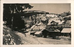 Janské Lázně, Czech Republic - Winter View Postcard