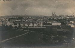 Chrudim, Czech Republic - View of City with Church Czechoslovakia Postcard Postcard Postcard