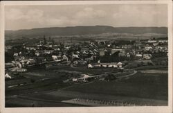 Trubau, Moravia, Czechoslovakia - Panoramic View Postcard