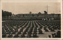 National Cemetery at Small Fortress in Terezín Czechoslovakia Postcard Postcard Postcard