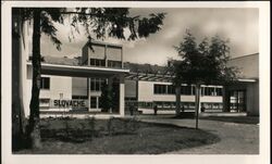 1937 Uherské Hradiště Exhibition, Czechoslovakia Postcard