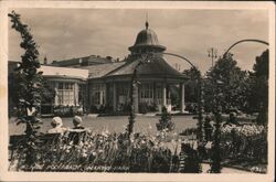 Gazebo in Lázeňský park, Poděbrady, Czechoslovakia Postcard Postcard Postcard