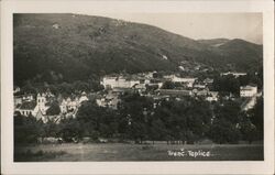 Vintage View of Trenčianske Teplice, Slovakia Eastern Europe Postcard Postcard Postcard