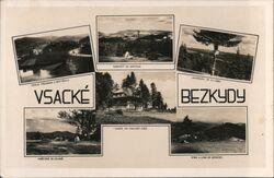 Vsetín, Vsacke Beskydy Mountains, Czechoslovakia Postcard Postcard