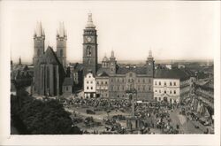 Hradec Kralove, Velke namesti o trhu, Czechoslovakia Postcard Postcard Postcard