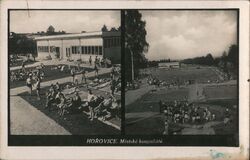 Hořovice Municipal Swimming Pool Czechoslovakia Postcard Postcard Postcard