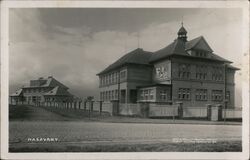 Masaryk School Nasavky, Czech Republic Czechoslovakia Postcard Postcard Postcard