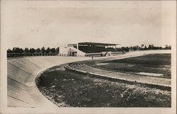 Sports Stadium Pardubice, Czechoslovakia Postcard