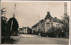 Rasinova Street in Sobotka, Czech Republic Czechoslovakia Postcard Postcard Postcard