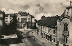 Lenin Street in Žilina, Czechoslovakia Postcard