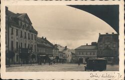 Dvor Kralove, Czechoslovakia - Street Scene Postcard Postcard Postcard