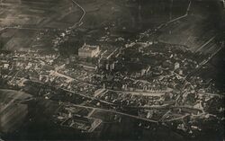 Aerial View of Litomyšl, Czechoslovakia E. Faltys Postcard Postcard Postcard