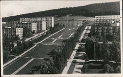 Zlín, Czechoslovakia - Baťa Shoe Factory Postcard Postcard Postcard