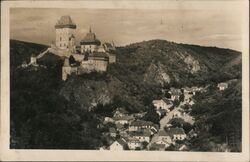 Karlštejn Castle, Bohemia, Czechoslovakia Karlstejn, Czechoslovakia Postcard Postcard Postcard