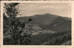 View of Smrcek & Lysa Hora from M. Stolove Czechoslovakia Postcard Postcard Postcard