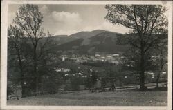 Ostrawitz, Ostavice, View from Prostijov Postcard