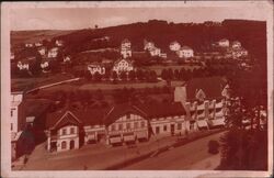 Luhačovice, Czechoslovakia - View of Town Postcard Postcard Postcard