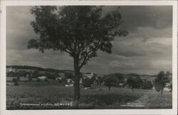 Vintage View of Německé, Bohemian-Moravian Highlands, Czechoslovakia Postcard