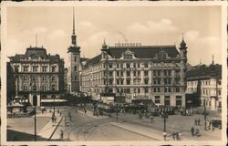 Telefunken Building, Freedom Square, Brno, Czechoslovakia Postcard Postcard Postcard