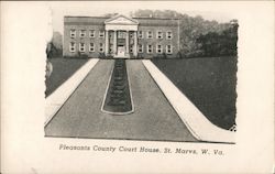 Pleasants County Courthouse, St Marys, W. Va Postcard