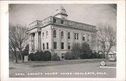 Coal County Courthouse Coalgate, OK Postcard Postcard Postcard