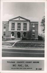 Telfair County Courthouse, McRae, GA. Postcard