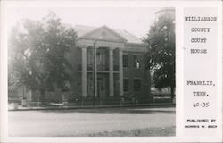 Williamson County Courthouse Postcard