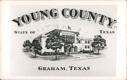 Young County Courthouse Postcard