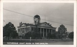 Jess County Court House Fort Davis, TX Postcard Postcard Postcard