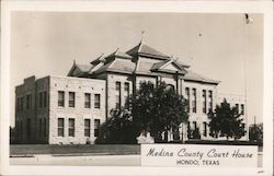 Medina County Court House, Hondo, Texas Postcard Postcard Postcard