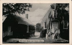 Old Courthouse and Clerk's Office Eastville, VA Postcard Postcard Postcard