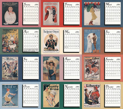 1993 Vintage Magazine Cover Calendar Postcard