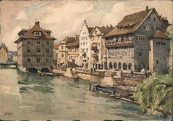 Zurich: Rathaus and Ruden Postcard