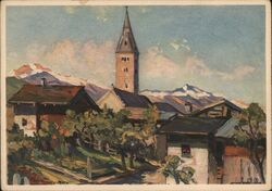 Saviese and the Rawil, Valais, Switzerland Postcard