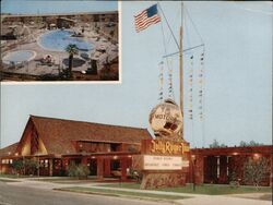 Jolly Roger Inn Motor Hotel, Anaheim, CA California Postcard Postcard Postcard