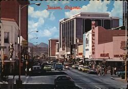 Congress Street, Downtown Tucson, Arizona Mac Miller Postcard Postcard Postcard