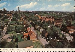 Aerial View of Old Salem, Winston-Salem, NC Postcard