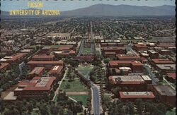 University of Arizona, Tucson, Aerial View Postcard