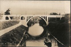 Hijiri Bridge over canal, Japan Original Photograph