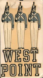 Three West Point Cadets in Dress Uniform 