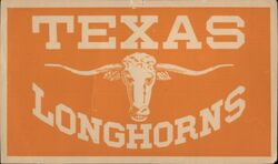 Texas Longhorns Vintage Logo Austin, TX Label Label Label