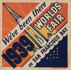 1939 Golden Gate International Exposition, San Francisco Bay Decal